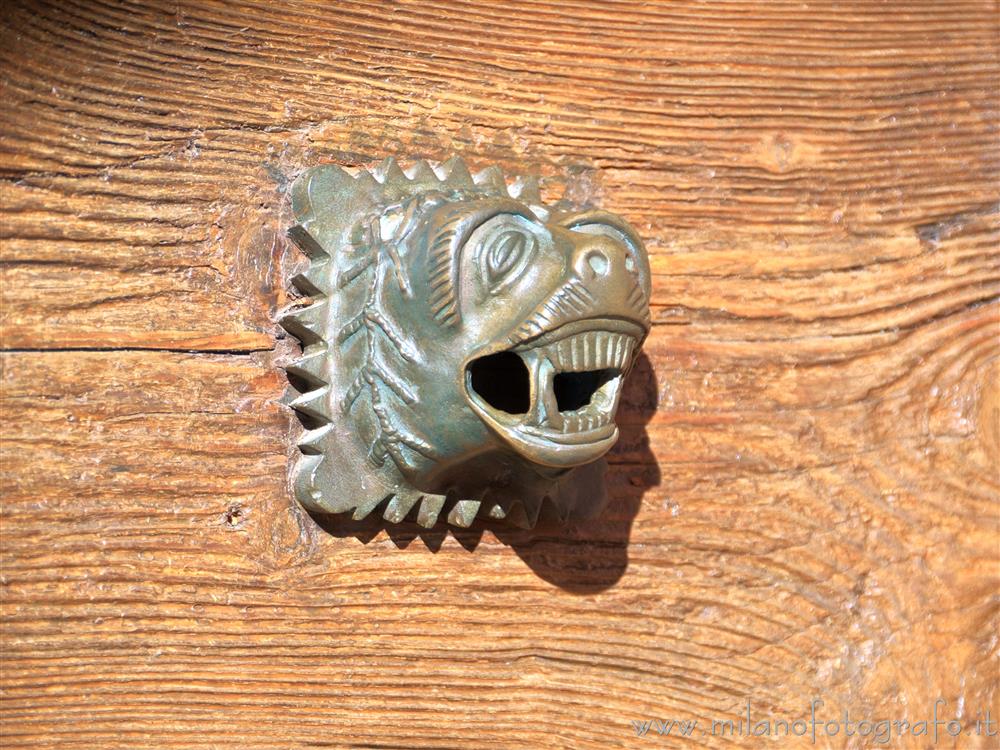 San Nazzaro Sesia (Novara, Italy) - Handle with the form of a lion head